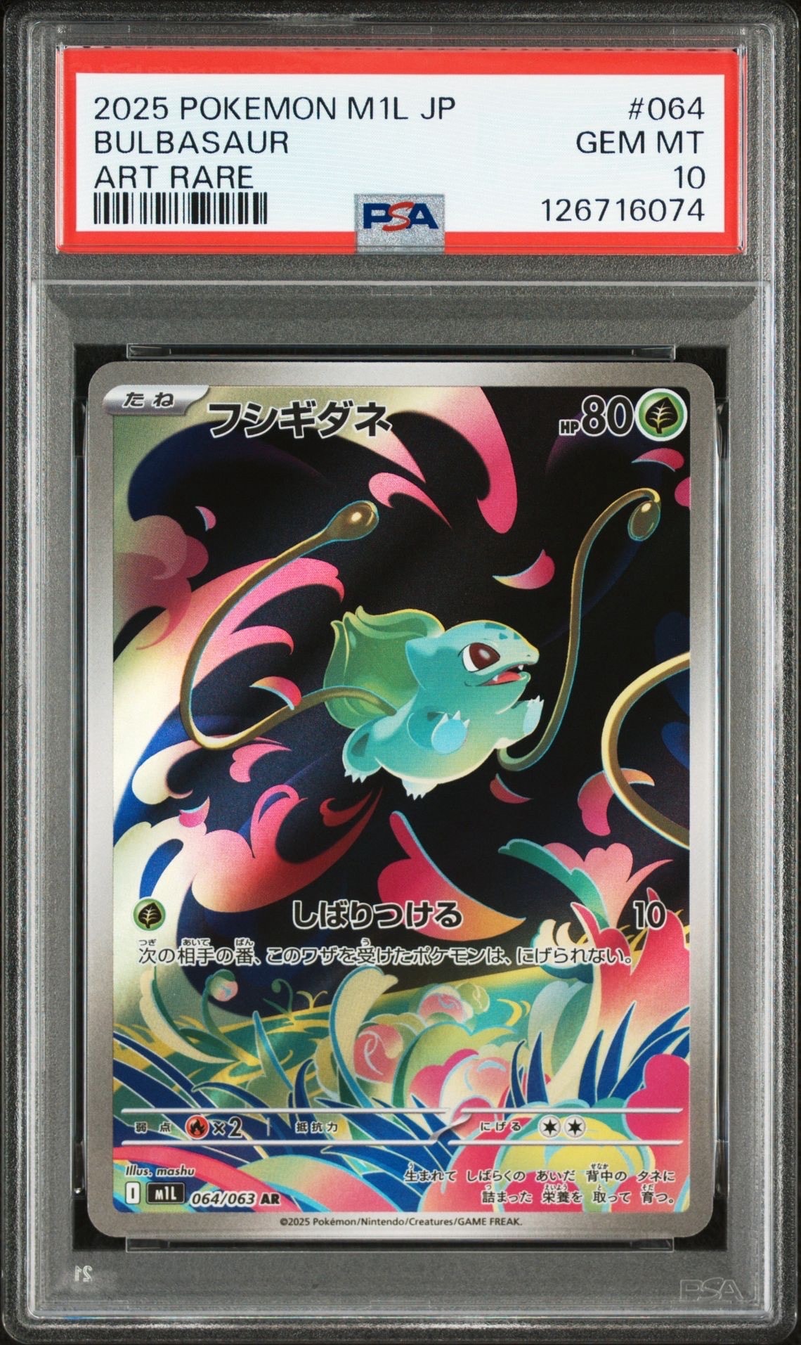 フシギダネ AR [M1L 064/063](拡張パック「メガブレイブ」)