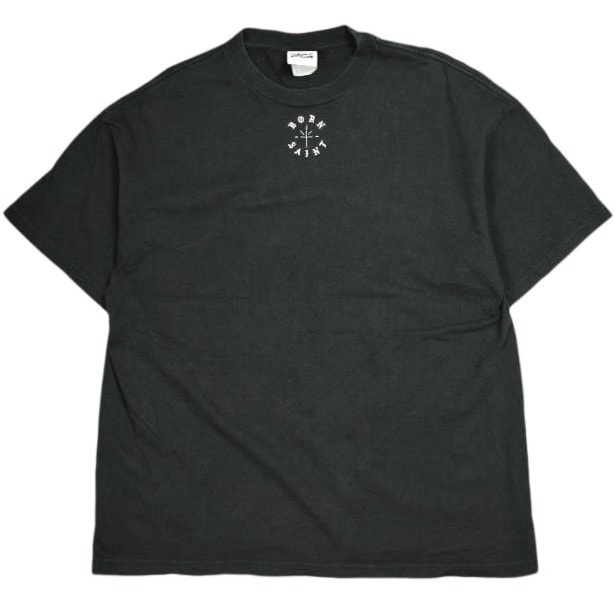 SAINT MICHAEL セントマイケル 24SS 日本製 BR_SS TEE / BORN SAINT プリントTシャツ SM-YS8-0000-C06 XL BLACK BORN X RAISED 半袖 SAINT Mxxxxxx トップス g25513