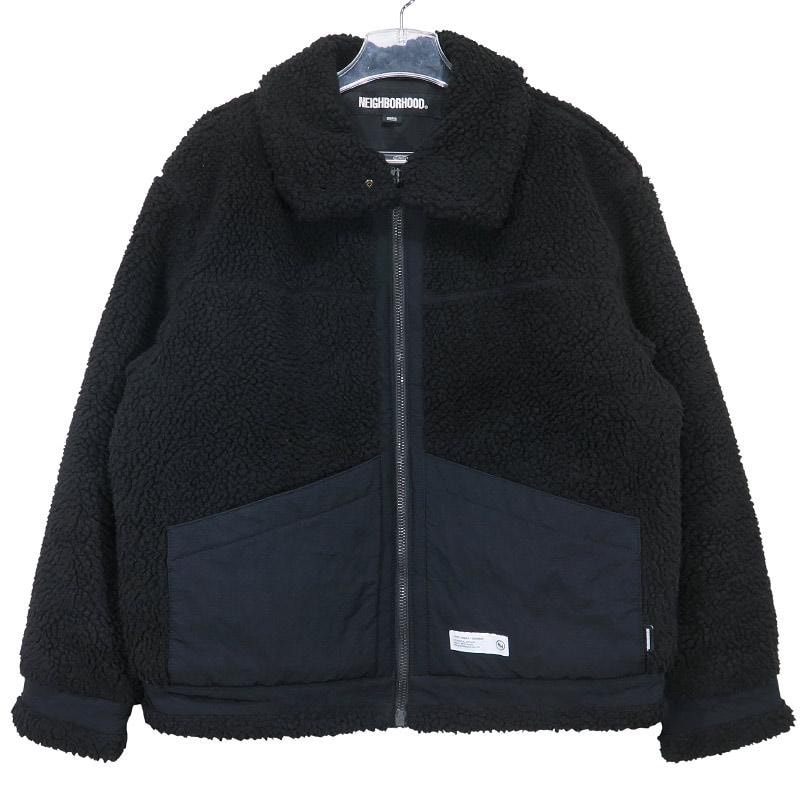 NEIGHBORHOOD Boa Fleece B-3 Type Jacket "Black"