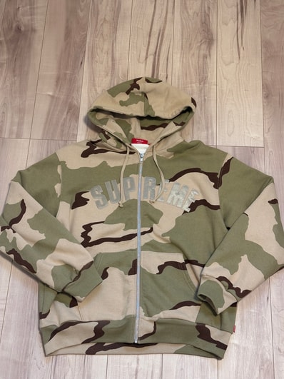 Supreme Arc Thermal Zip Up Hooded Sweatshirt "Desert Camo"