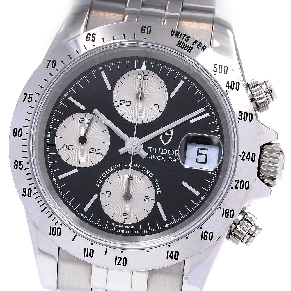 チュードル プリンスデイト クロノタイム 79280P メンズ 【中古】