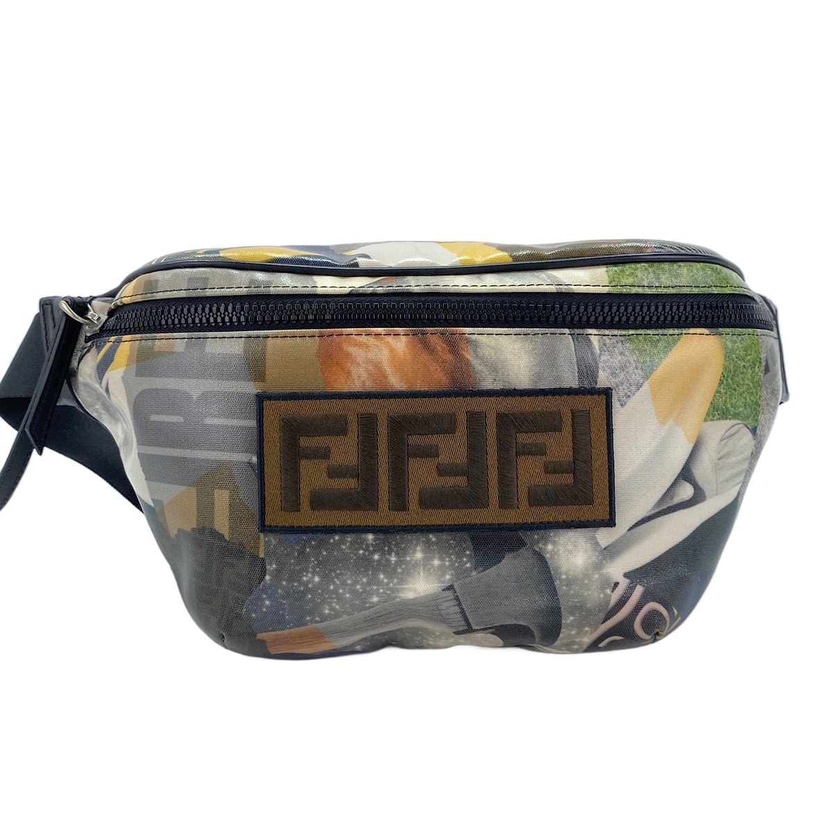 フェンディ FENDI ナイロン ×ヘイ・レイリー フェンディ リミックス ショルダーバッグ【中古】
