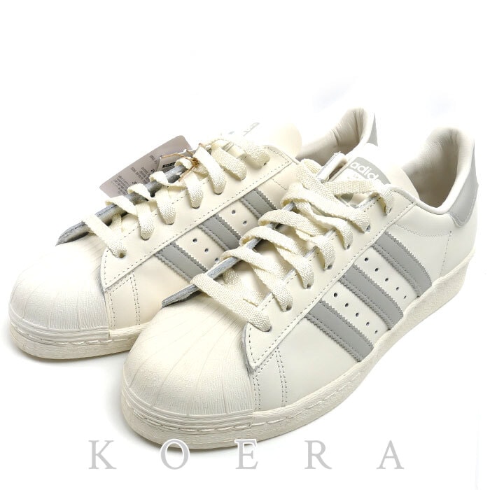 adidas アディダス スーパースター 82  スニーカー クラウドホワイト/メタルグレー/オフホワイト GZ4837 27cm メンズ【未使用】【買取品】