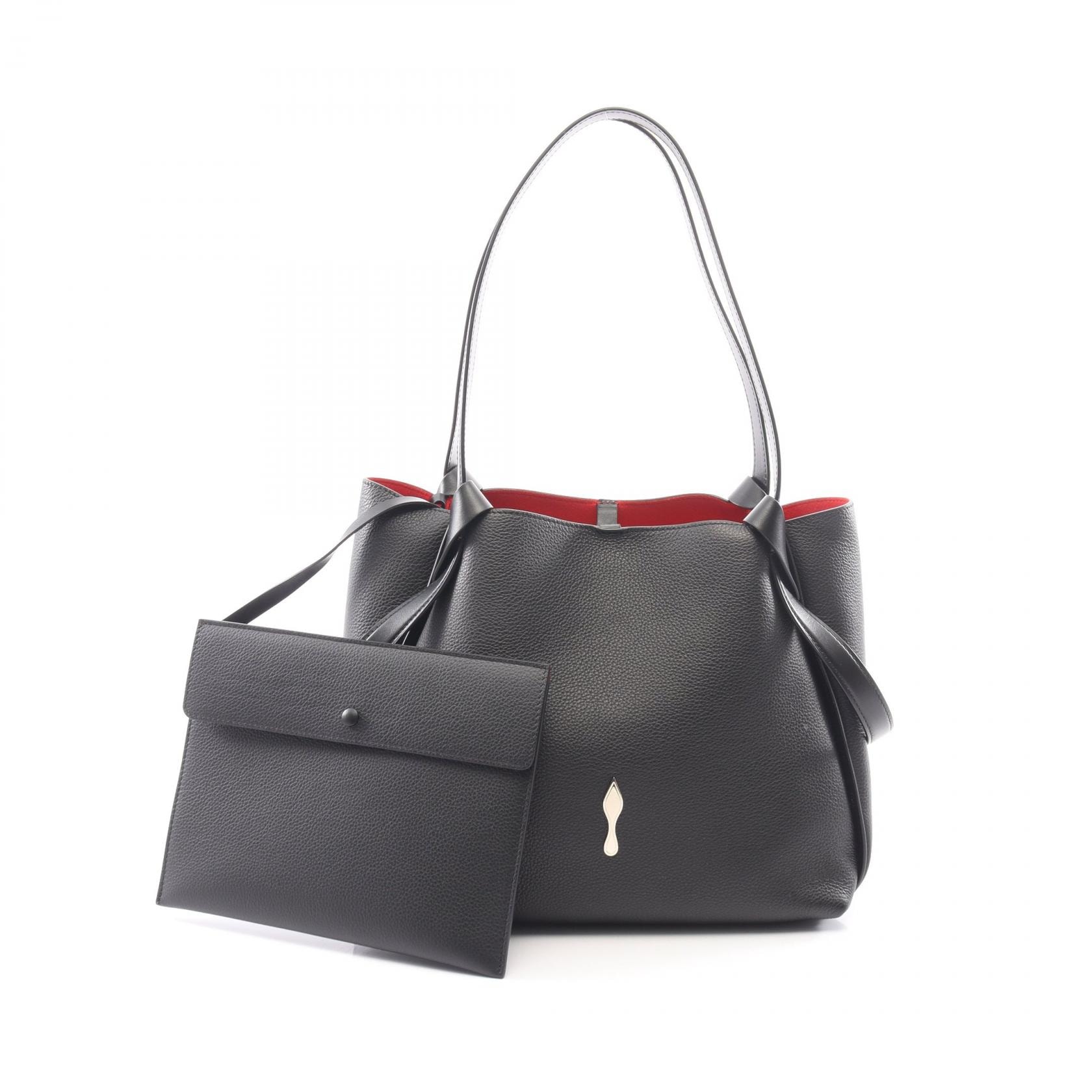 クリスチャンルブタン Christian Louboutin BETTINA スモール トートバッグ バッグ レザー レディース ブラック系 3265050BK01 【新品】