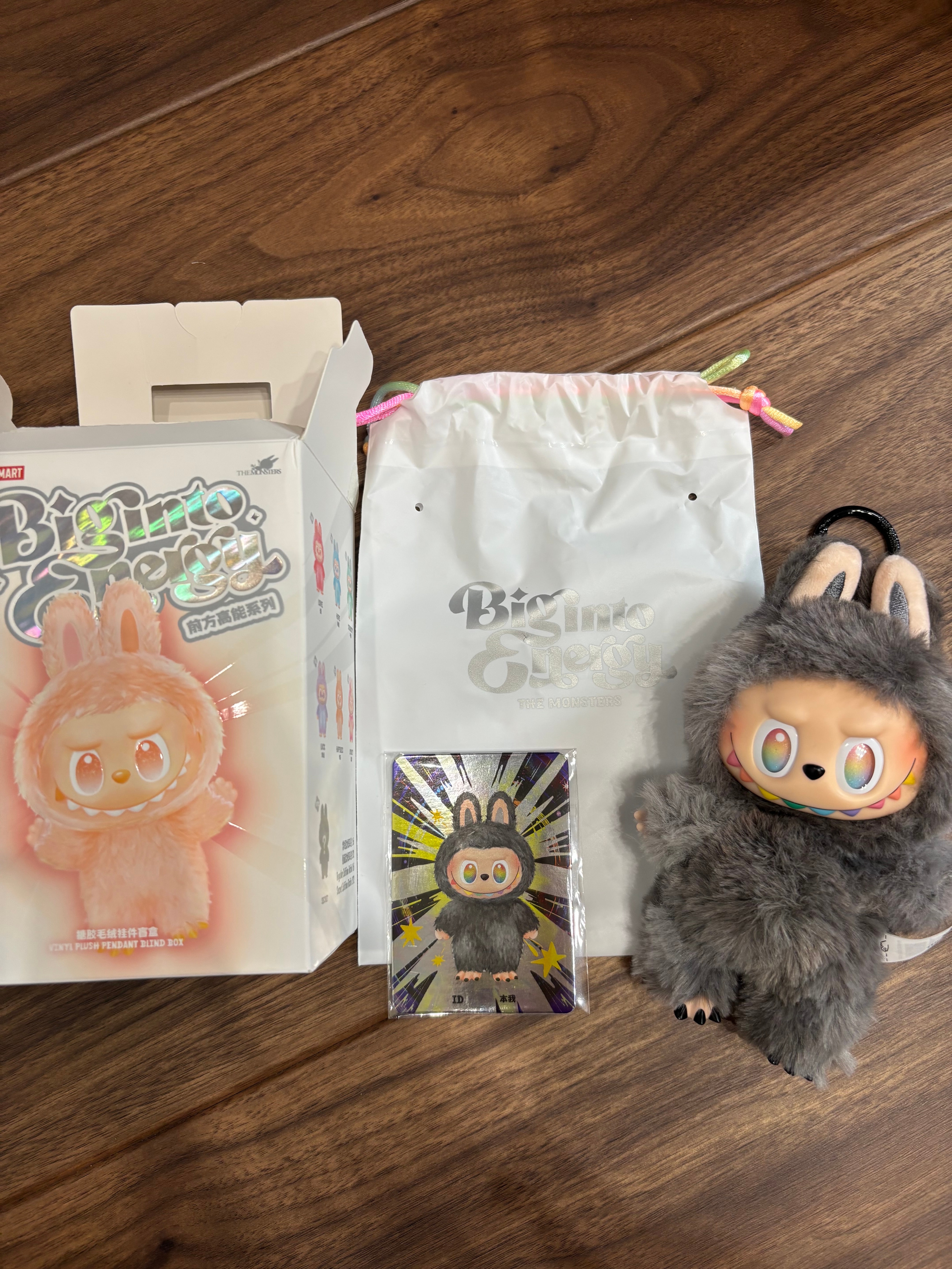 POP MART THE MONSTERS (LABUBU) Big into Energy Series Plush Pendant ID (Secret)