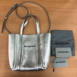 BALENCIAGA Women's Everyday XXS Tote "Silver"