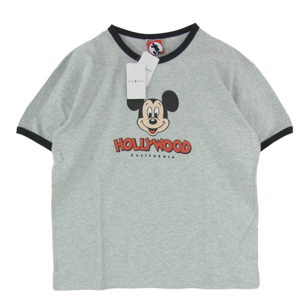 JOURNAL STANDARD ジャーナルスタンダード Disney ディズニー × Disney ディズニー MICKEY MOUSE ミッキー マウス プリント Tシャツ グレー系 M【新古品】【未使用】【中古】