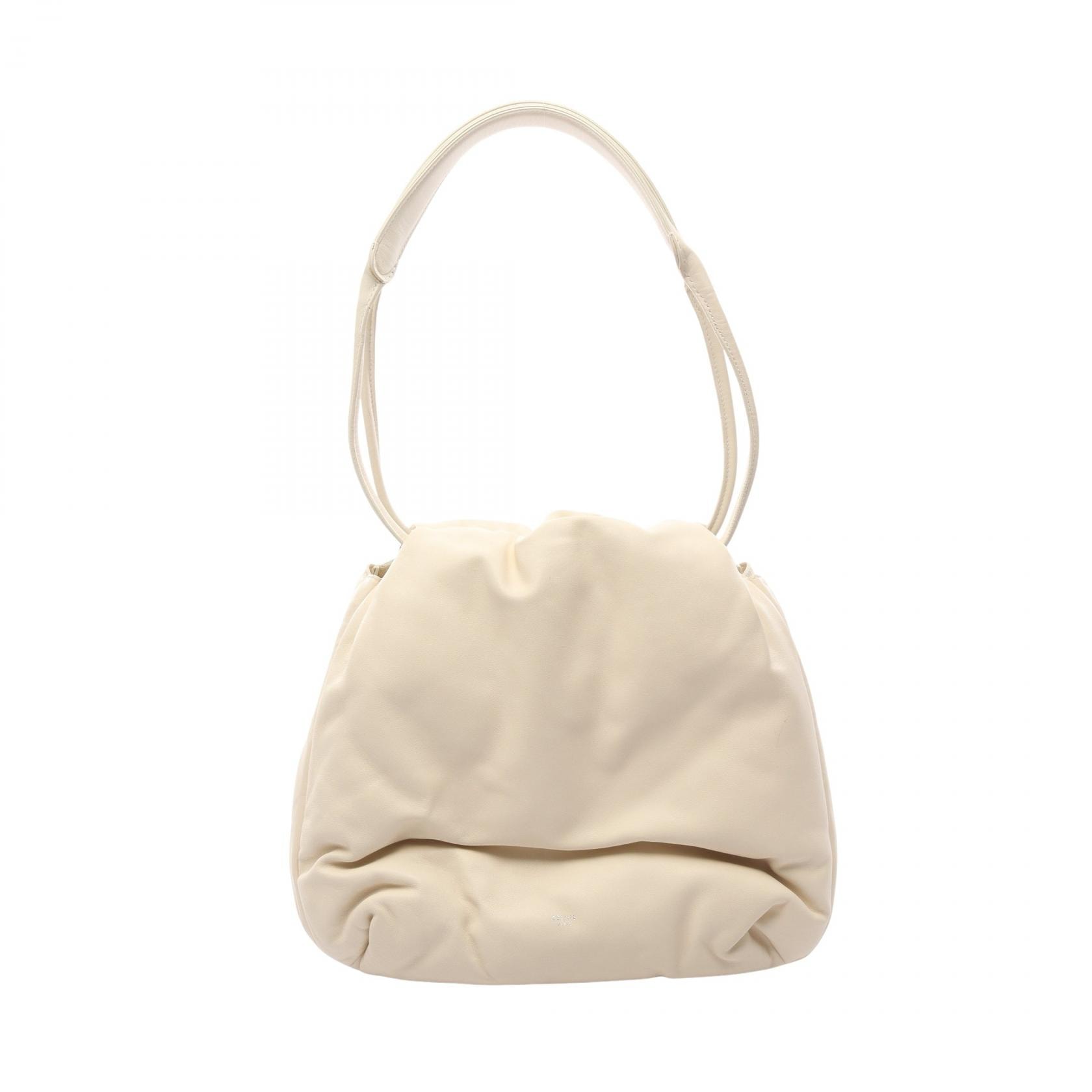 セリーヌ CELINE Pillow Bag ショルダーバッグ バッグ レザー レディース ホワイト系 【中古】