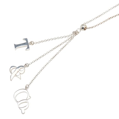 ティファニー T&Co. ロゴ ネックレス SV925 シルバー レディース TIFFANY&Co. 【中古】