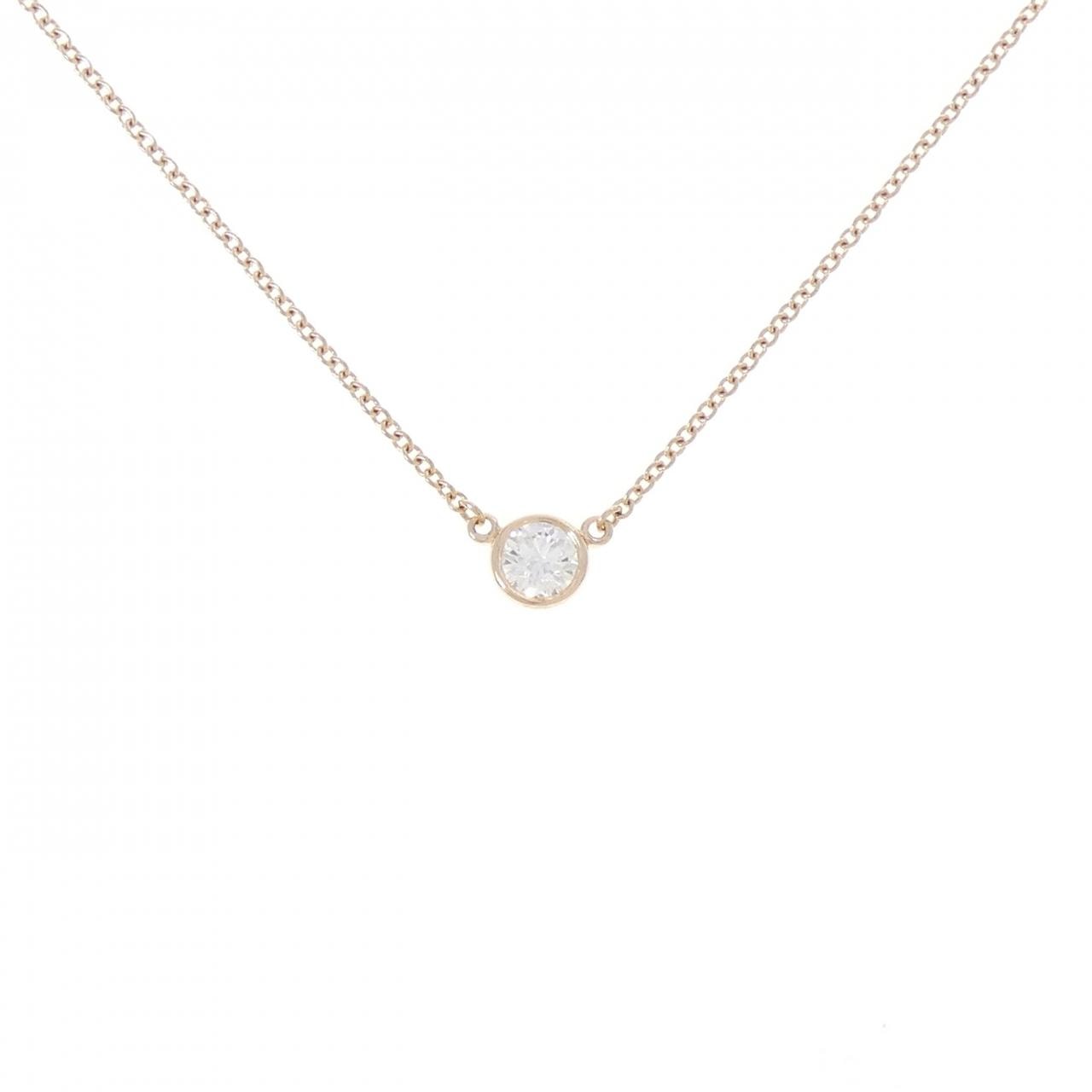 ティファニー バイザヤード ネックレス 0.21CT H VVS1 3EXT