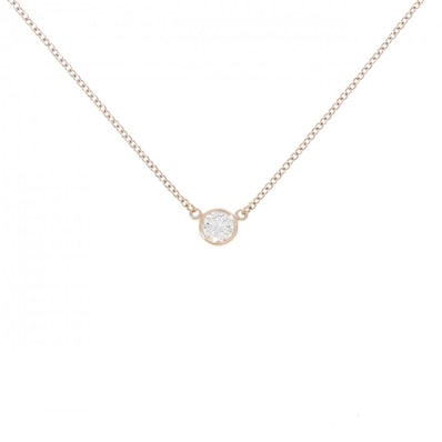 ティファニー バイザヤード ネックレス 0.21CT H VVS1 3EXT