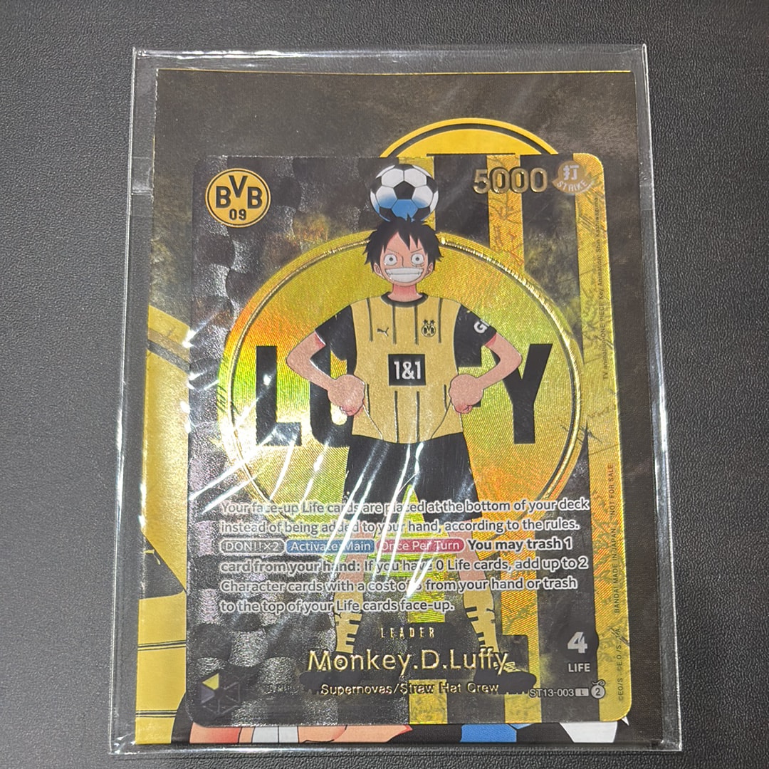 モンキー・D・ルフィ L [ST13-003]【英語版】(プロモーションカード「ボルシアドルトムント × ONE PIECE マッチデー 2025」)