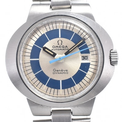 オメガ OMEGA TOOL102 ヴィンテージ ジュネーブ ダイナミック Cal.681 シルバー 自動巻き レディース 腕時計 I#146099