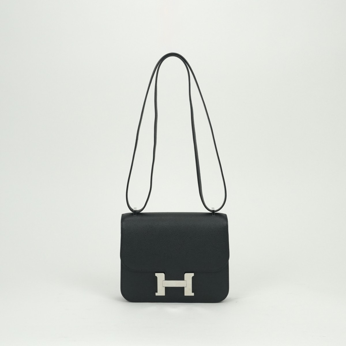 エルメス HERMES コンスタンス3 ミニ18 コンスタンス3 ミニ18 バッグ ショルダーバッグ エプソン ノワール Noir ブラック Black 黒 シルバー金具 ヴォーエプソン