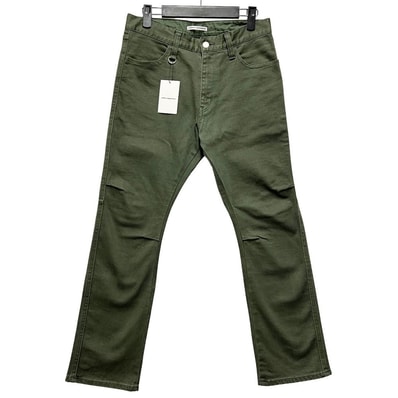 UNIFORM EXPERIMENT ユニフォームエクスペリメント 25AW KNEETUCK 5POCKET SLIM-FIT PANTS ストレッチ入り パンツ 54087