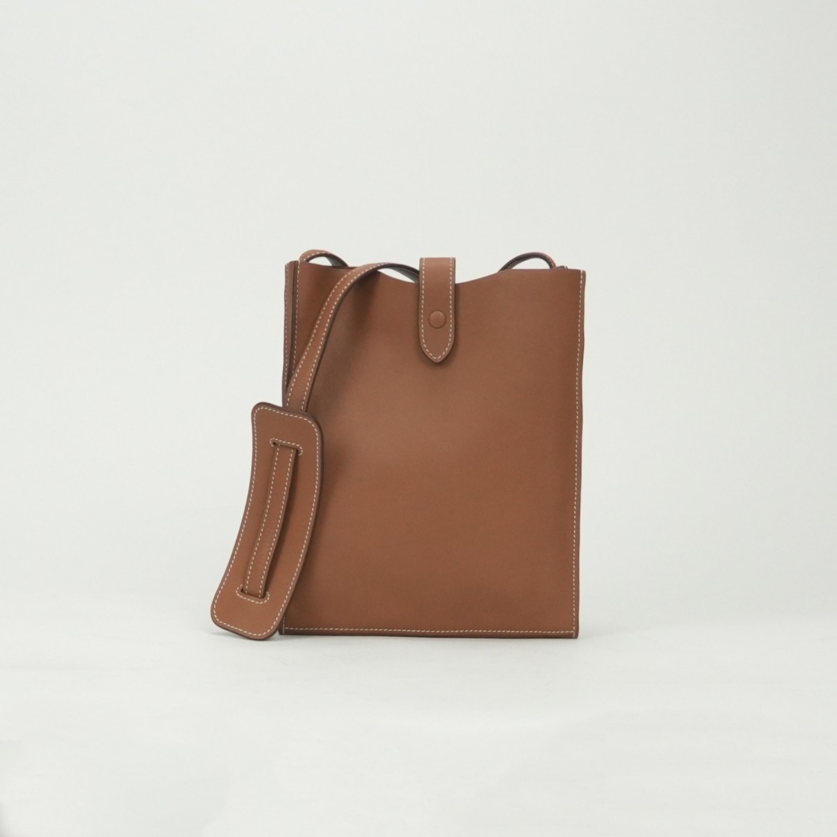 エルメス HERMES ポシェット ユニフォーム バッグ ショルダーバッグ スイフト ゴールド Gold ブラウン brown 茶 シルバー金具 ヴォースイフト