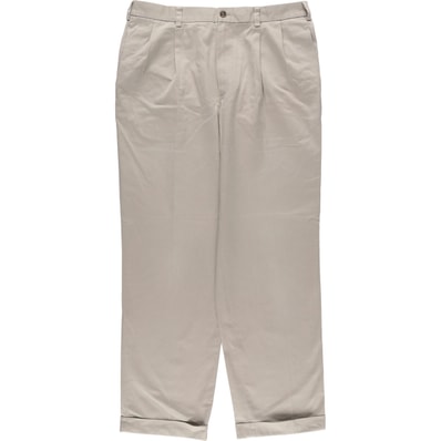 古着 ブルックスブラザーズ Brooks Brothers ツータック チノパンツ メンズw35相当/eaa594003