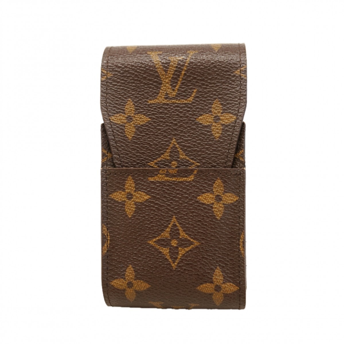 【6dc3838-k】ルイヴィトン シガレットケース モノグラム エテュイシガレット M63024 ブラウン【中古】メンズ レディース ユニセックス