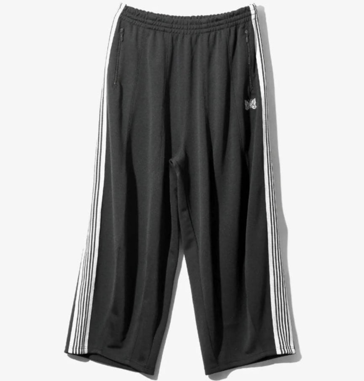 専用　新品　needles 26ss H.D ヒザデル　トラックパンツ　ブラック H.D. TRACK PANT - POLY SMOOTH|ヒザデル トラックパンツ - ポリ