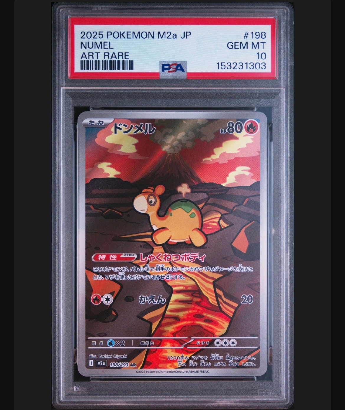 PSA10】ドンメル AR [M2a 198/193](ハイクラスパック「MEGAドリームex