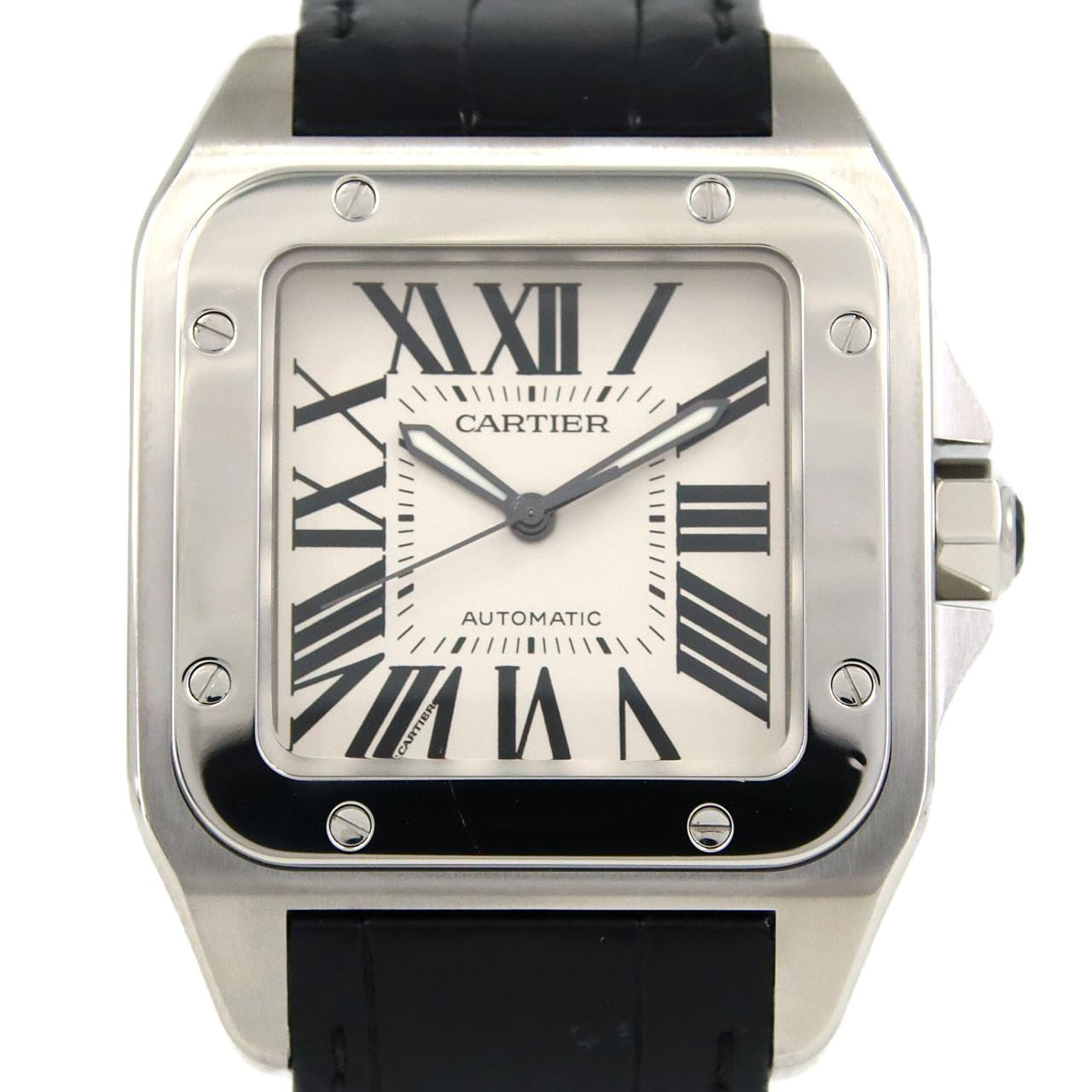 カルティエ サントス100 LM W20073X8 SS 自動巻