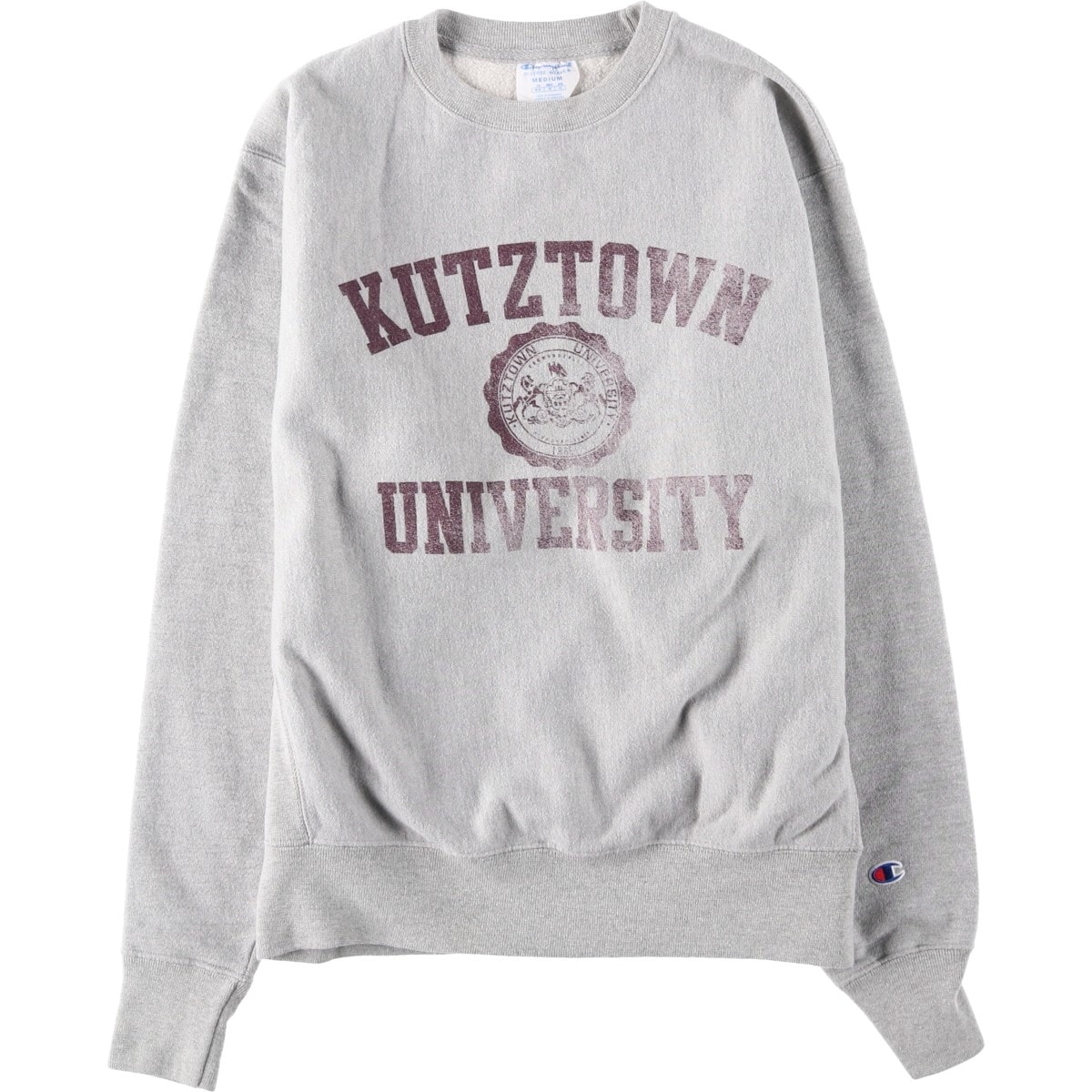 古着 チャンピオン Champion REVERSE WEAVE リバースウィーブ 3連プリント カレッジスウェットシャツ トレーナー メンズM相当/eaa633714