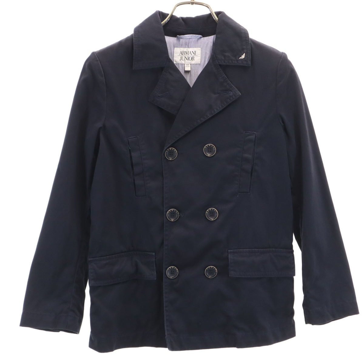 ARMANI JUNIOR アルマーニジュニア ダブルブレスト ジャケット 10A ネイビー