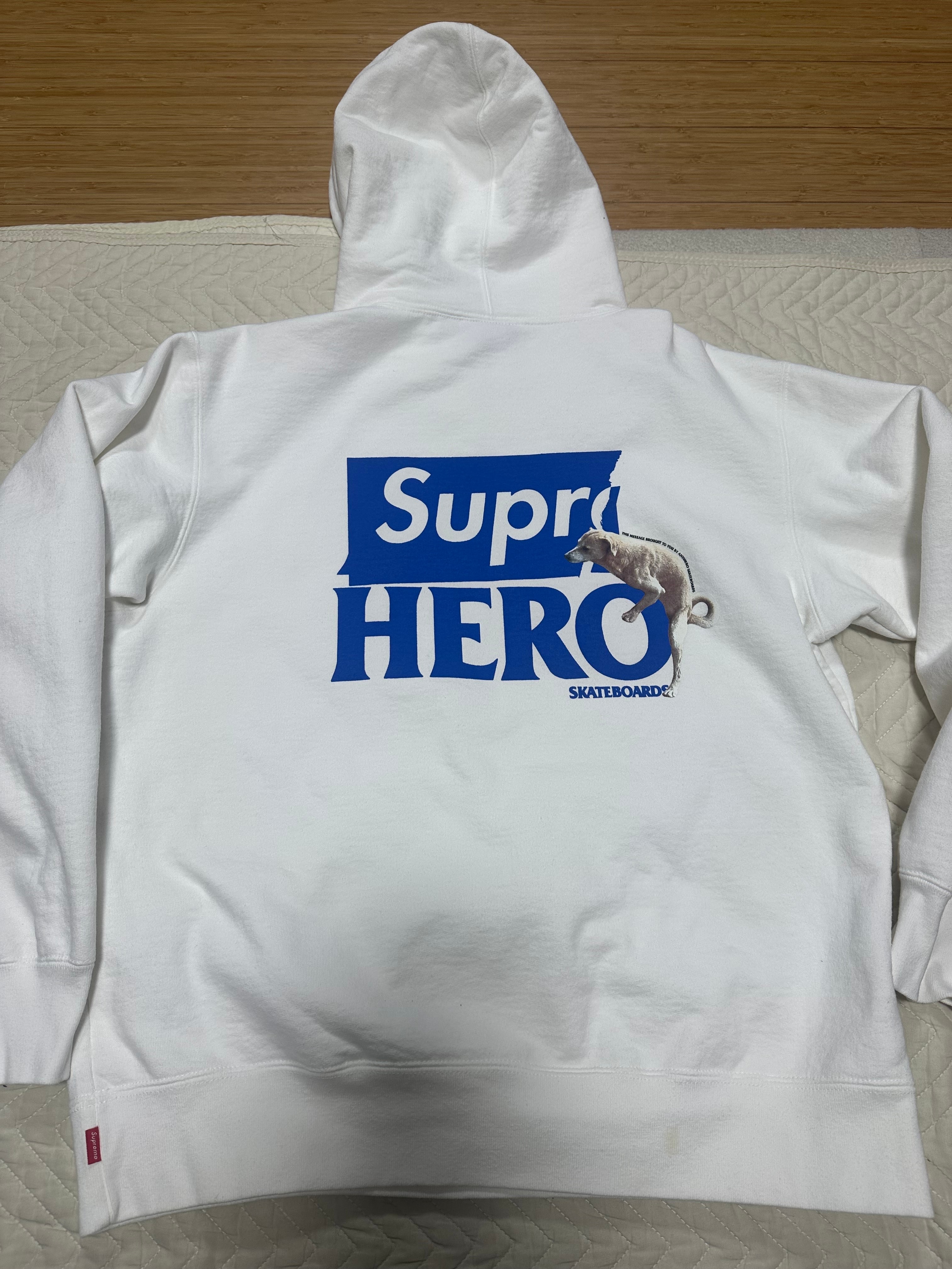 Supreme / ANTIHERO Hooded Sweatshirt "White"