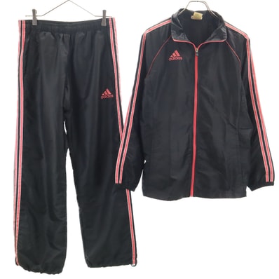 adidas アディダス ウインドブレーカー 上下セットアップ OT ブラック 裏メッシュ
