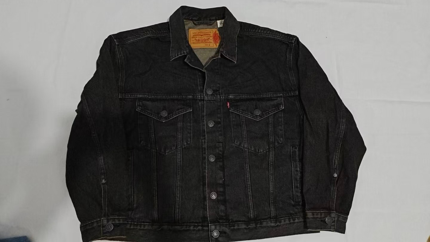 Nike Jordan x Levi's Type III Denim Trucker Jacket "Black Wash"
