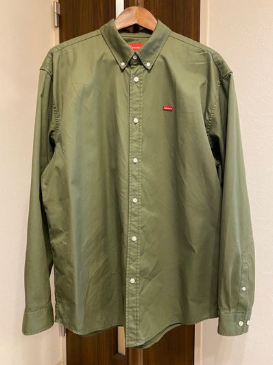 Supreme Small Box Shirt "Olive" (22FW)
