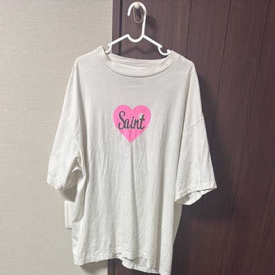 SAINT Mxxxxxx SS Tee Heart Saint "White" SM-HR1-0000-019