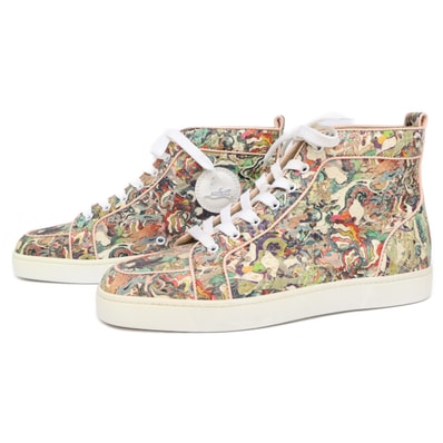 クリスチャンルブタン 【美品】パイソン ハイカット スニーカー 42