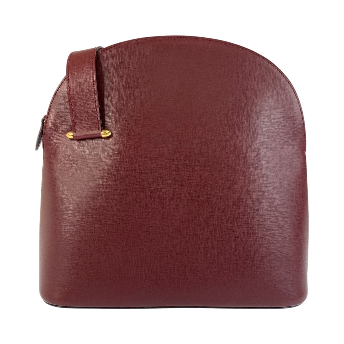美品 CARTIER カルティエ マストライン ボルドー ゴールド金具 レザー ショルダーバッグ 602323 【中古】