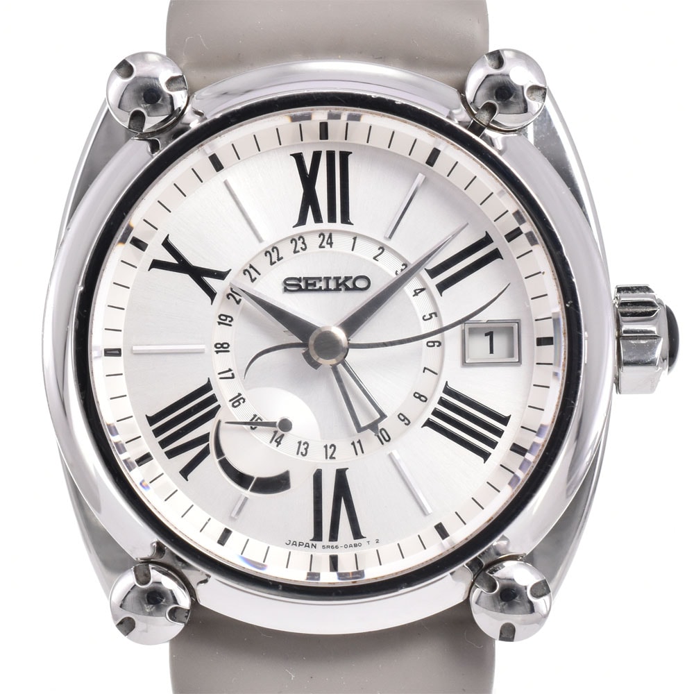 セイコー SEIKO SBLA035/5R66-0AC1 ガランテ スプリングドライブ メンズ 良品 箱・保証書付き B#146921