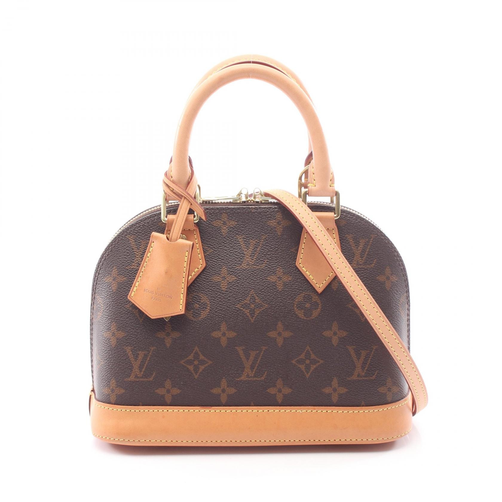 ルイ・ヴィトン LOUIS VUITTON アルマBB モノグラム 2WAY ハンドバッグ バッグ PVCコーティングキャンバス レザー モノグラム レディース ブラウン系 M53152 【中古】