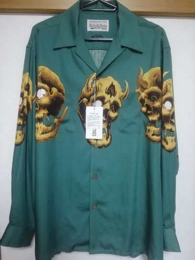 56 TATOO STUDIO L/S HAWAIIAN SHIRT