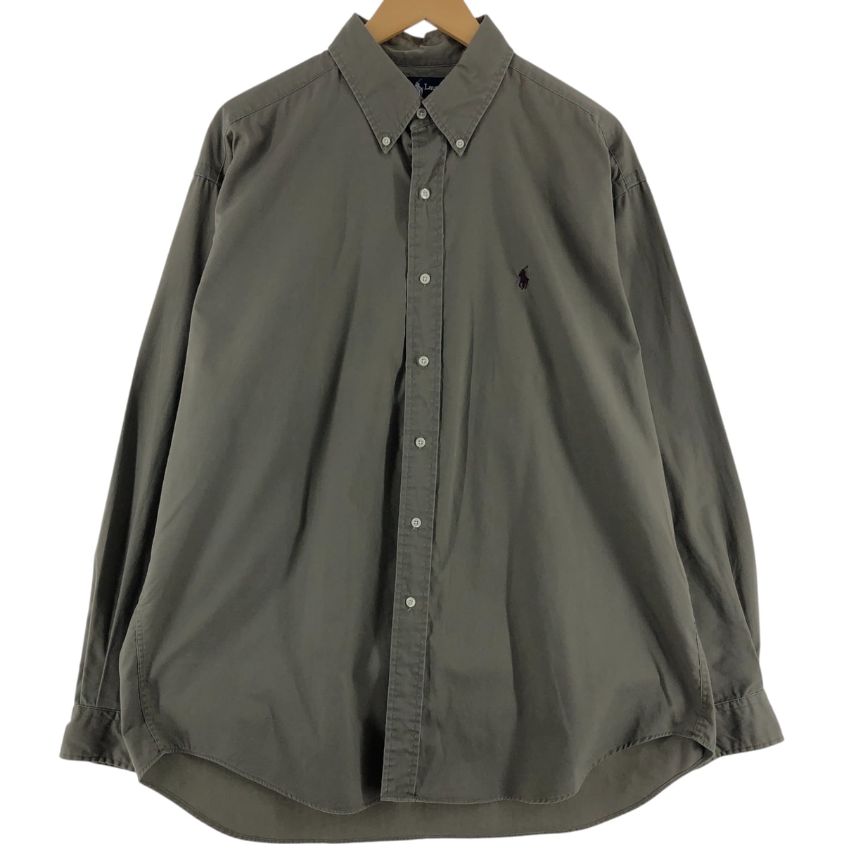 古着 ラルフローレン Ralph Lauren BLAKE 長袖 ボタンダウンシャツ メンズXL相当/eaa526821