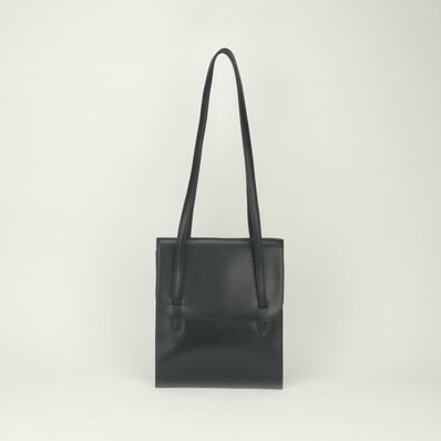 エルメス HERMES ヴィンテージ ショルダーバッグ バッグ ショルダーバッグ ボックスカーフ ノワール Noir ブラック Black 黒