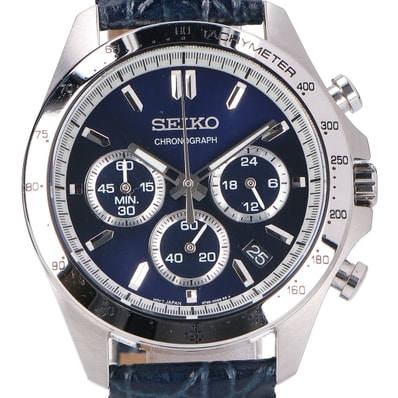 セイコー 【美品】SEIKO SELECTION セイコーセレクション SBTR019 8T63 8Tクロノ クロノグラフ クオーツ