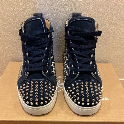 Louis orlato flat veau vel/spikes