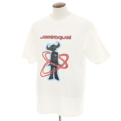 【中古】インソニアプロジェクト Insonnia Project コットン クルーネック 半袖Tシャツ ホワイト【サイズ3】【メンズ】