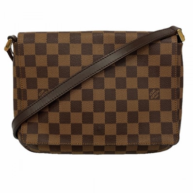 【6fb2841-k】ルイヴィトン ショルダーバッグ ダミエ ミュゼットタンゴロングストラップ N51301 エベヌ【中古】レディース