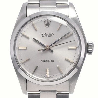 値下 ロレックス ROLEX 6426 ヴィンテージ オイスター プレシジョン Cal.1225 シルバー 手巻き メンズ 良品 腕時計 I#147672