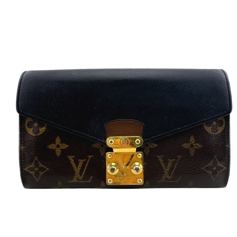 ルイヴィトン LOUIS VUITTON 長財布 モノグラム ポルトフォイユパラス M58415 ブラック