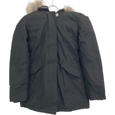 ウールリッチ CFWWOU0538FRUT0001 ブラック ファーフード ダウンジャケット XS