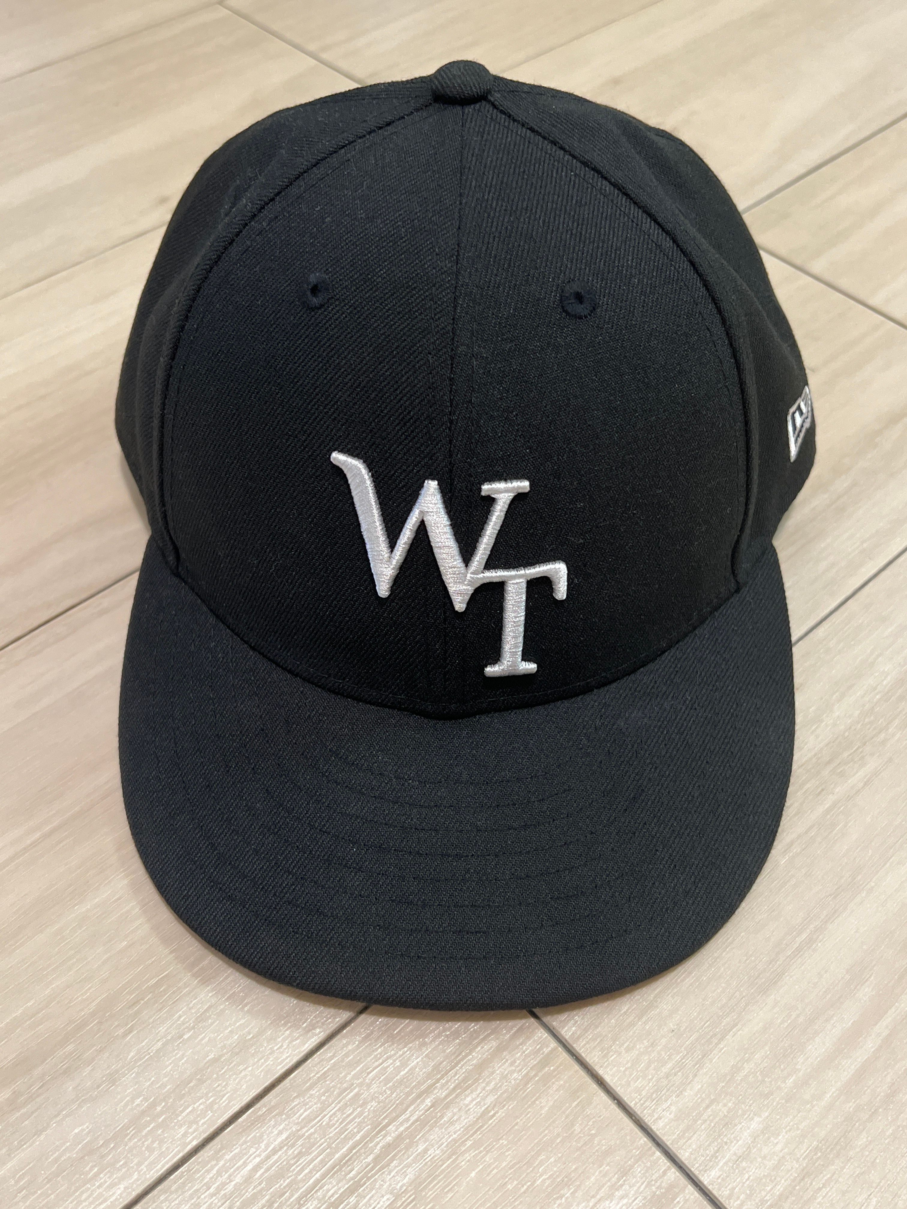 Wtaps x NEWERA 59FIFTY LOW PROFILE / CAP / POLY. TWILL. "Black" 221NENED-HT01