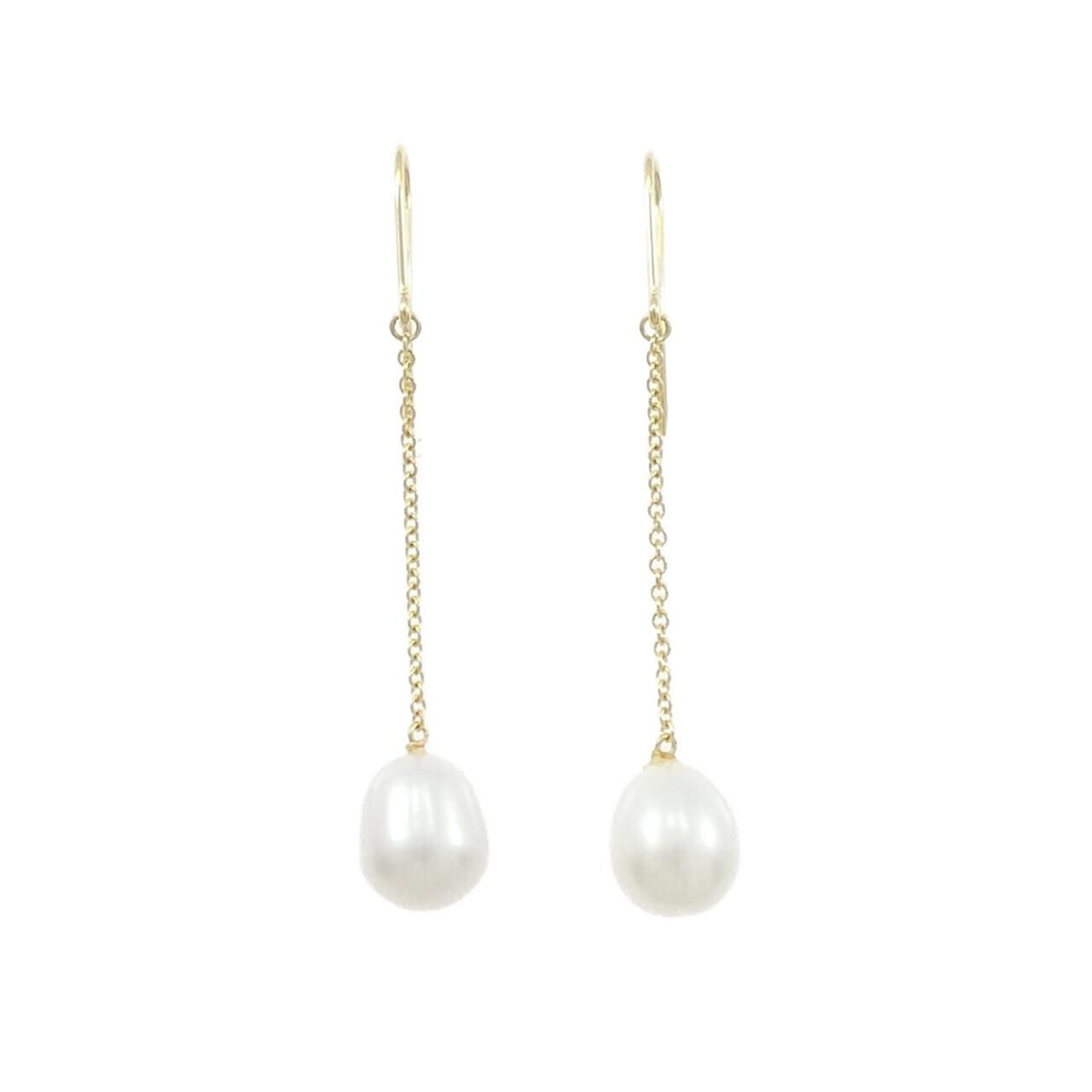 ティファニー パール バイザヤード チェーン ピアス