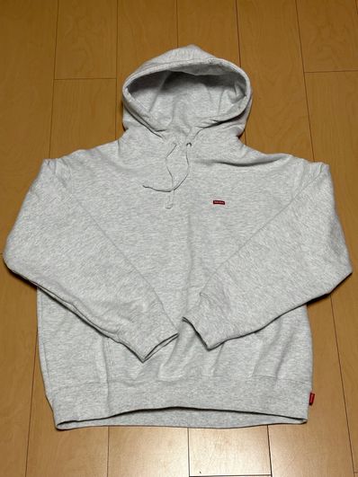 Supreme Small Box Hooded Sweatshirt "Ash Grey" (23SS)