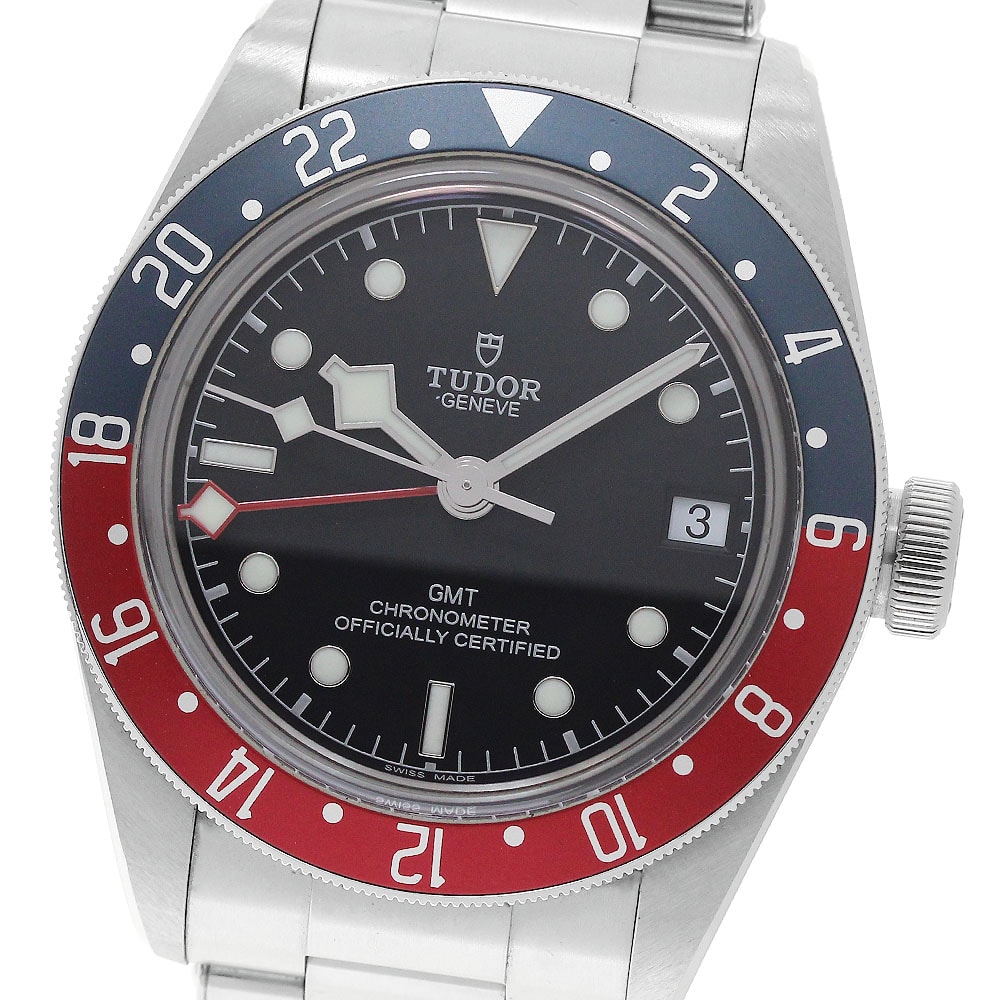 チュードル ブラックベイ GMT デイト 79830RB メンズ 【中古】